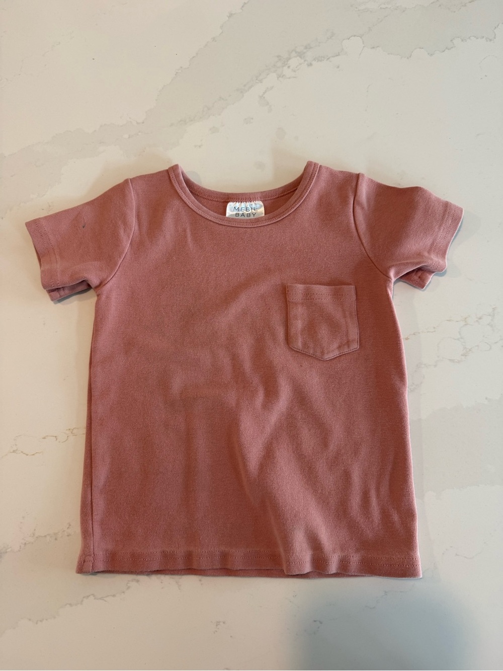 Mebie Baby pink pocket tee